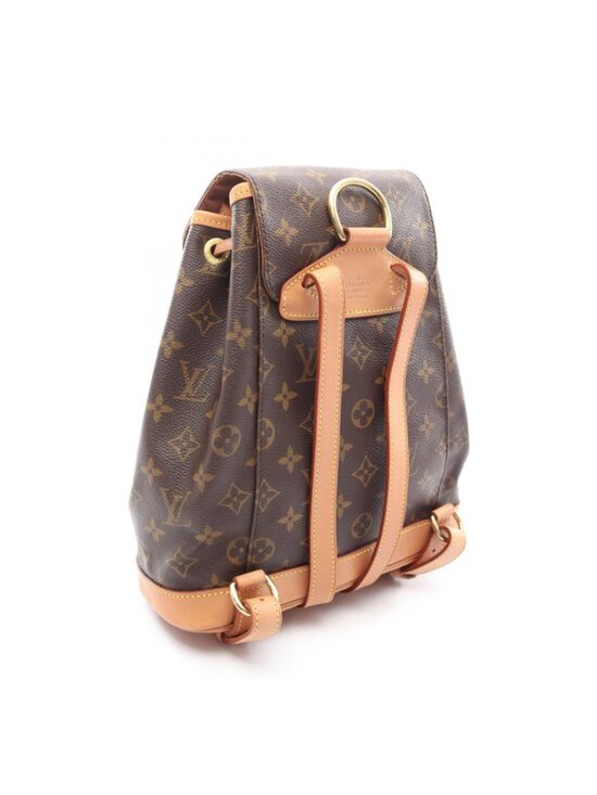 Louis Vuitton Backpack Montsouris Canvas Leather main image 12